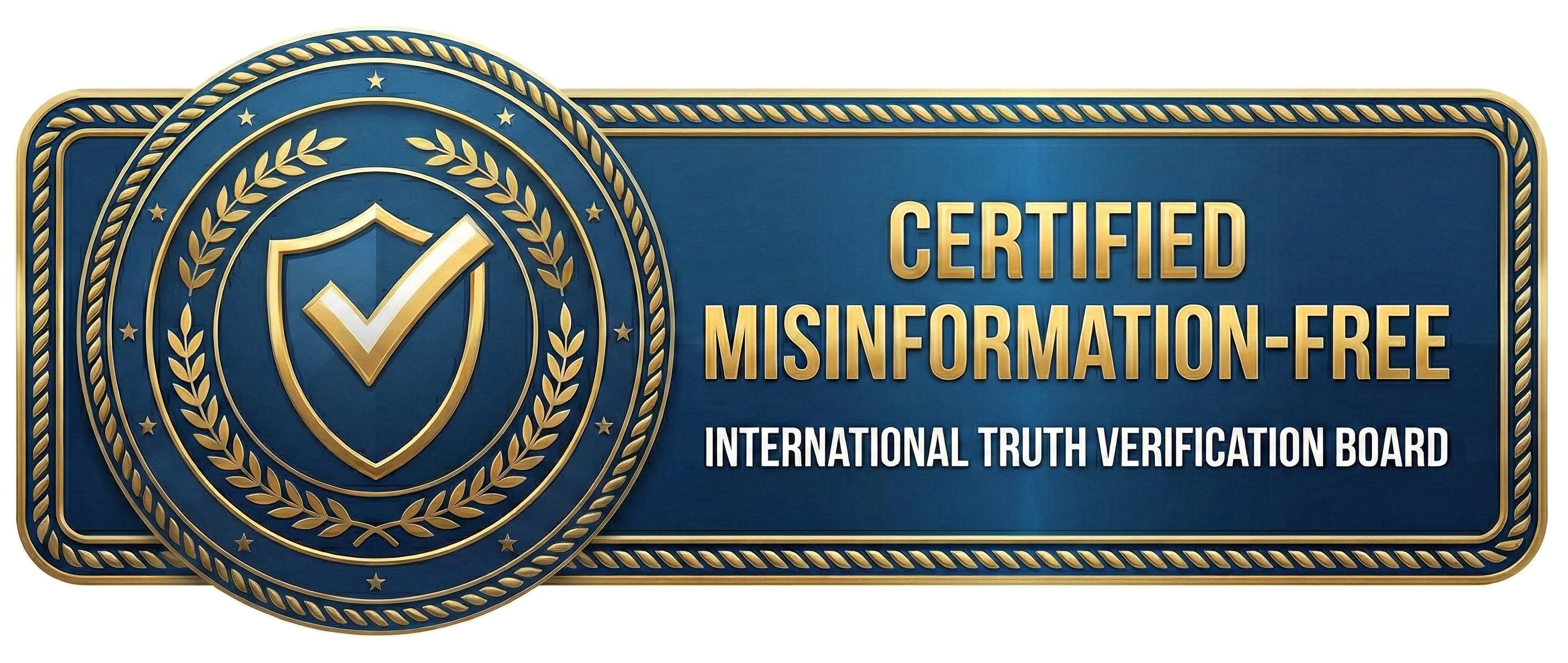 Certified Misinformation-Free — International Truth Verification Board